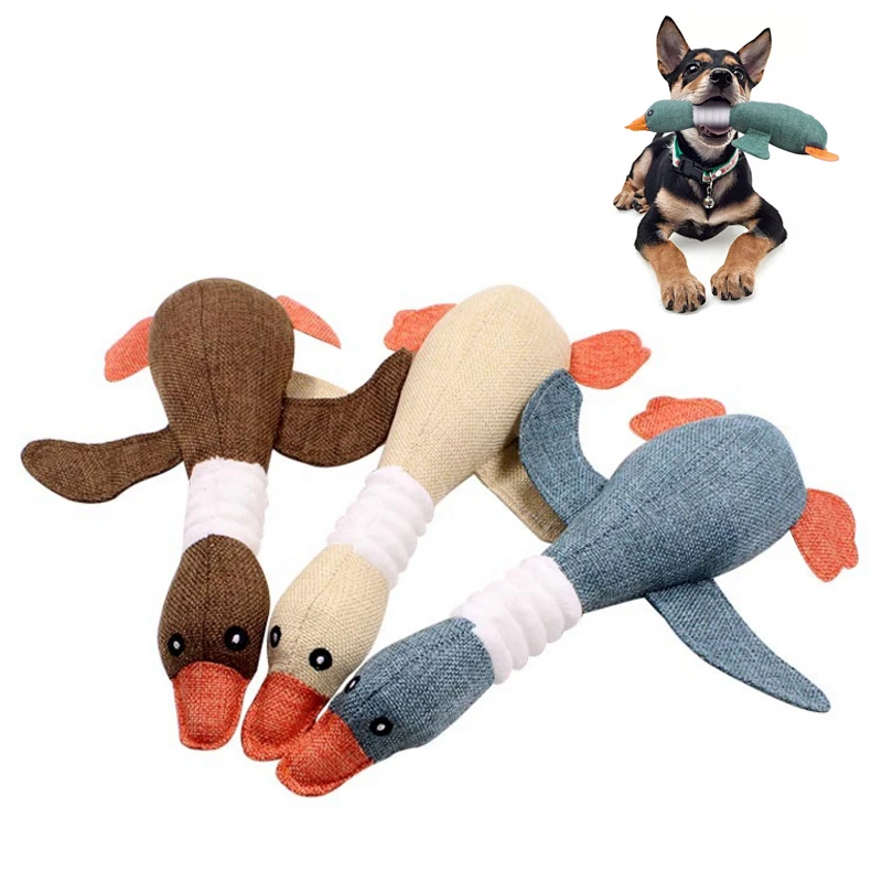 Pet toy popular Funny Wild Geese Dog Squeak Toys Duck Cat Plaything