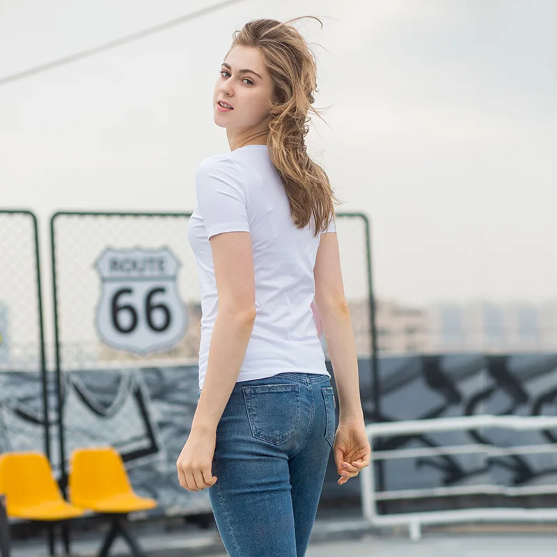 PREISEI بيما القطن أبيض T قميص الملابس النسائية قمم عارضة ضئيلة زائد حجم س الرقبة قصيرة الأكمام الصيف الأعلى المحملة المرأة PR101W PREISEI بيما القطن أبيض T قميص الملابس النسائية قمم عارضة ضئيلة زائد حجم س الرقبة قصيرة الأكمام الصيف الأعلى المحملة المرأة PR101W