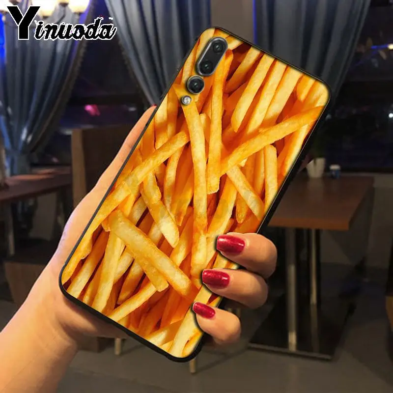Чехол для телефона Yinuoda с узором из гамбургеров и пиццы Huawei nova 3i P20Lite Mate10Lite Mate20 P20Pro