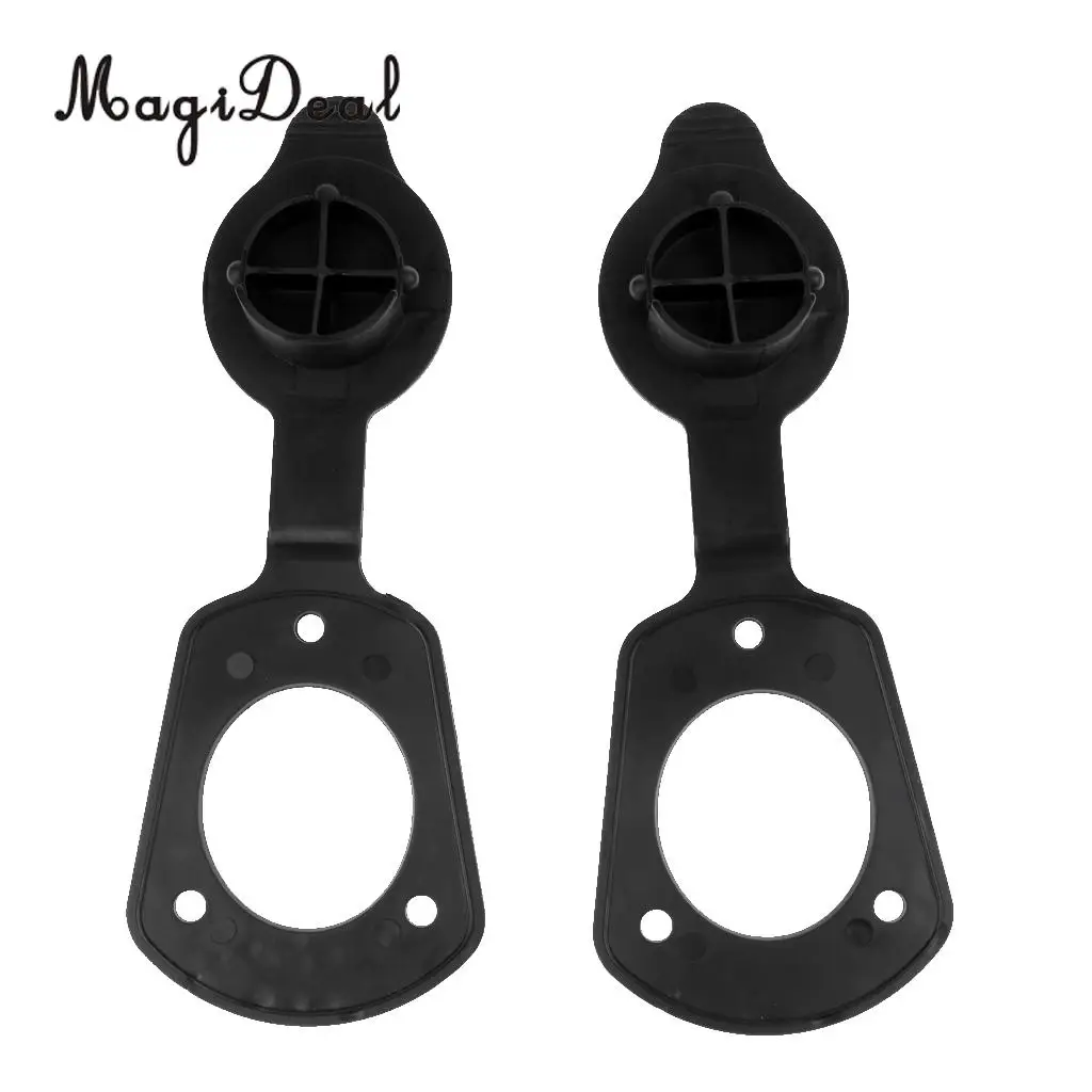 MagiDeal 2 Pieces Small Cap & Gaskets for Flush Mount Rod Holders Fishing Kayak Canoe Boat Dinghy Surfing Canoeing Rafting