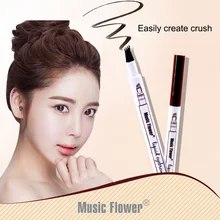 Новое поступление карандаши для бровей водостойкая вилка кончик бровей Татуировка ручка корректор для бровей оттенок косметика красота инструмент HJL2018