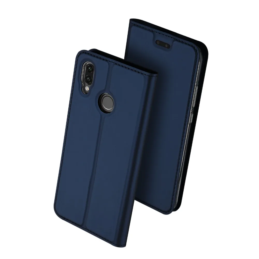 Huawei P20 Lite чехол DUX DUCIS Роскошный кожа книжка на Бумажник подставка для р20 лайт