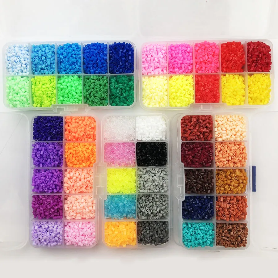 2.6mm Hama Beads box package Pegboard Perler beads Kids Education Diy