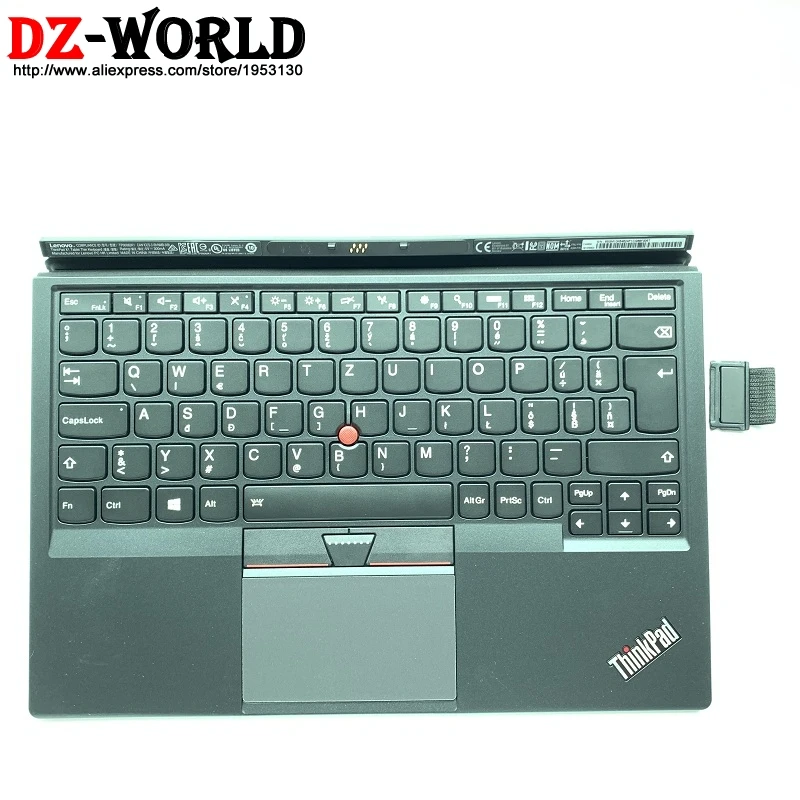 Клавиатура с подсветкой для Lenovo Thinkpad X1 черная клавиатура планшета 1st Gen 20GH 20GG