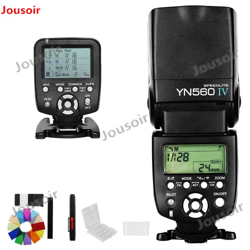 Yongnuo-YN560-IV-YN560IV-YN560TX-Flash-Controller-For-Canon-Nikon-with-free-3-Flash-Diffuser-Box