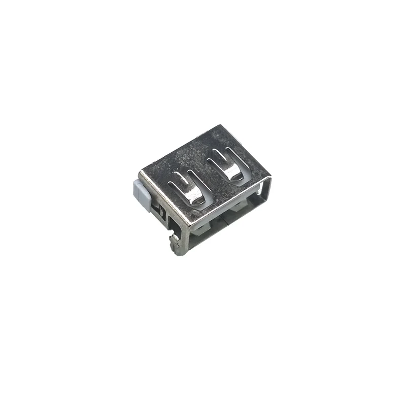 10 шт./лот короткий корпус белый Тип A 13*10 гнездо USB 4 контактный разъем розетка с