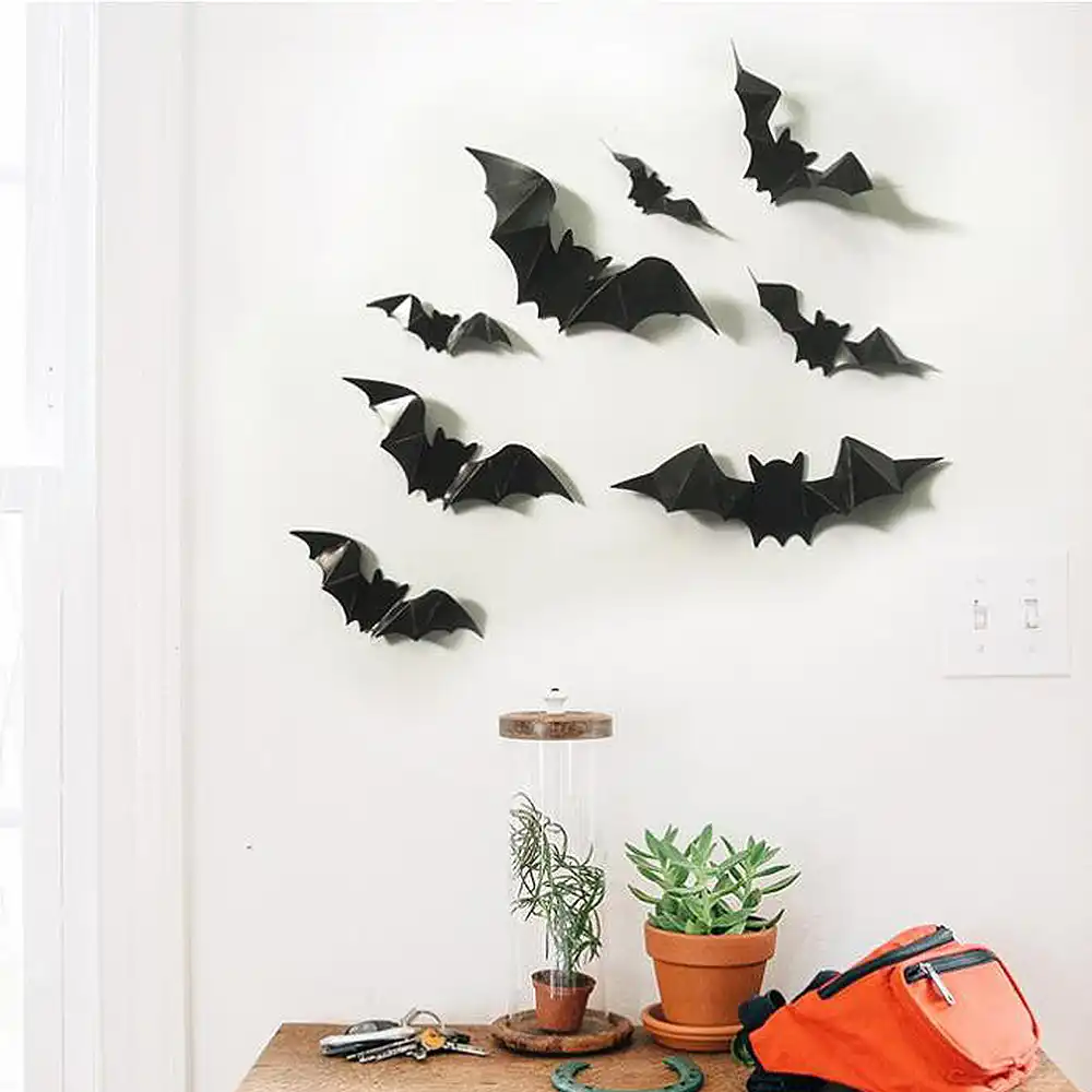 Detail Feedback Questions About Home Decorative Luminous Home Decorative Luminous Wall Sticker Bat Light Emitting Decals For Children Living Room