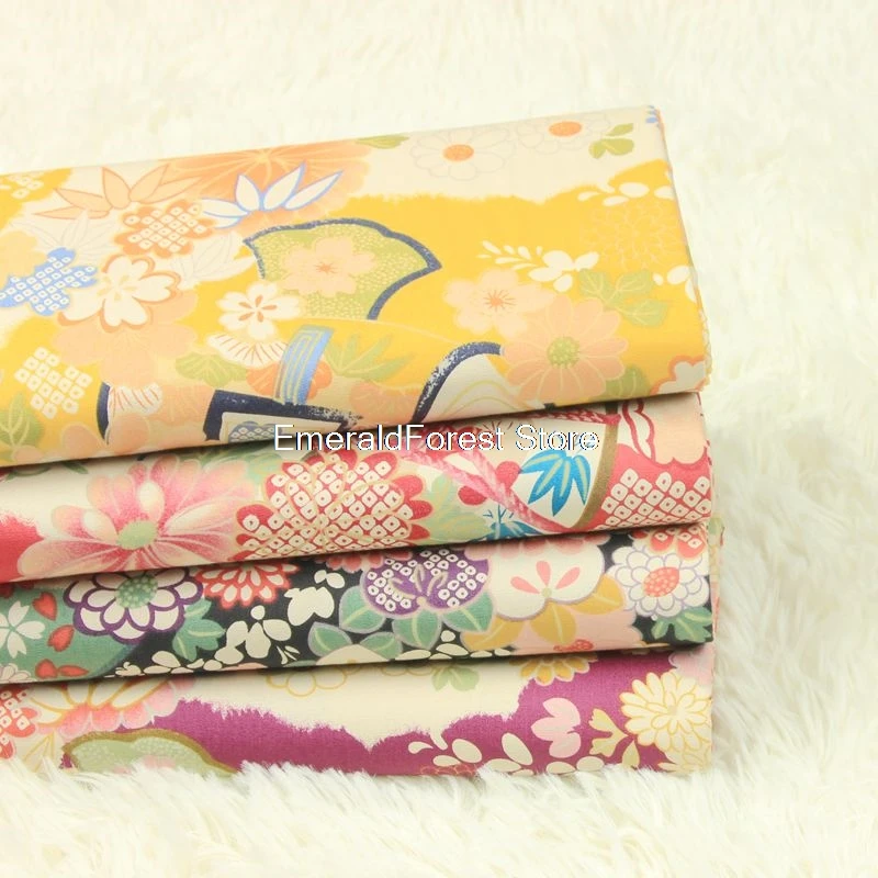 Cotton imported and wind printed cotton fabric handmade DIY clothing dress baby clothes bag fabric cotton