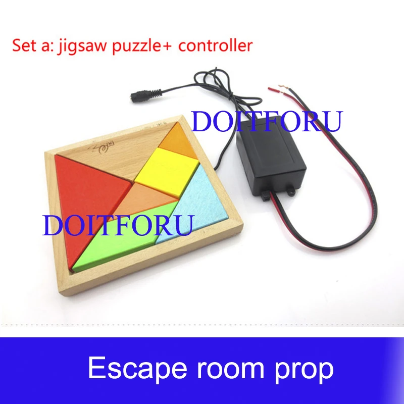 部屋脱出小道具ジグソーパズルゲームを解除権限レポート迷路ゲームでタングラム Game Game Game Puzzlegames Mazes Aliexpress
