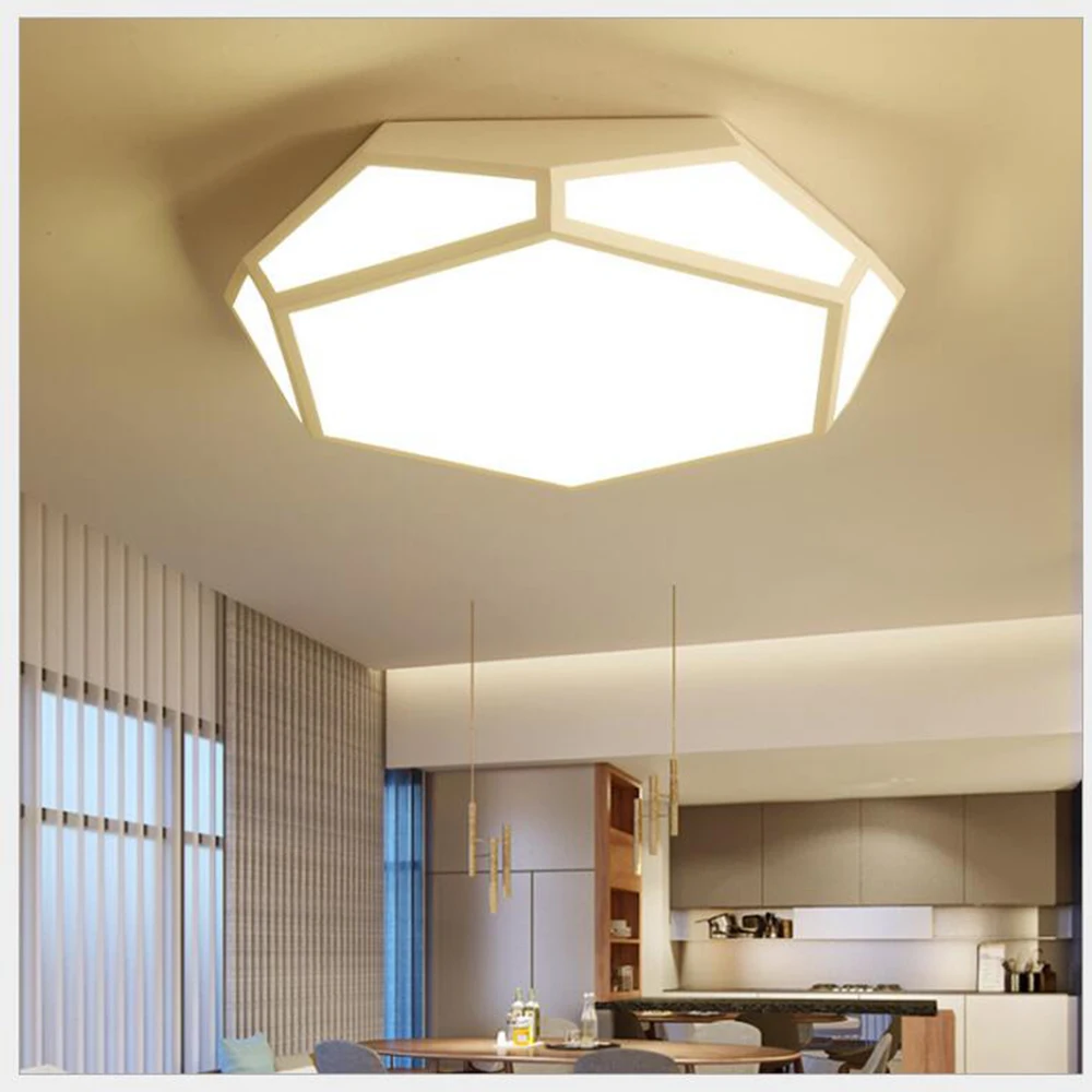 

FULOC Creative geometric art led lighting ceiling lamp for Sitting room lamp study corridor balcony Ceiling Lighting