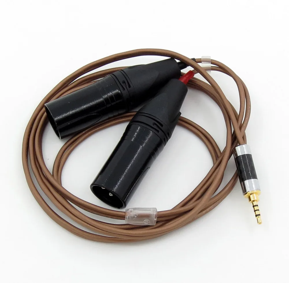 

120cm headphone PURE Silver Cable + PEP Insulated For 2.5mm TRRS To XLR 3 pin Male Balanced LN005599