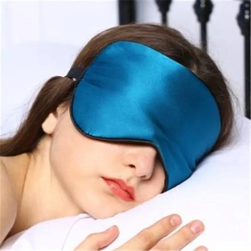 

Pure Silk Double-Side Shading EyeShade Sleeping Eye Mask Cover Eyepatch Blindfolds Eyeshade Health Sleep Shield Light For Women