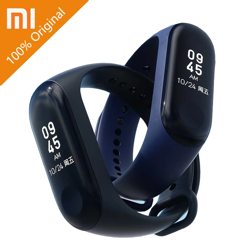 

In Stock Xiaomi Mi Band 3 Miband 3 Fitness Tracker Heart Rate Monitor 0.78'' OLED Display Touchpad Bluetooth 4.2 For Android IOS