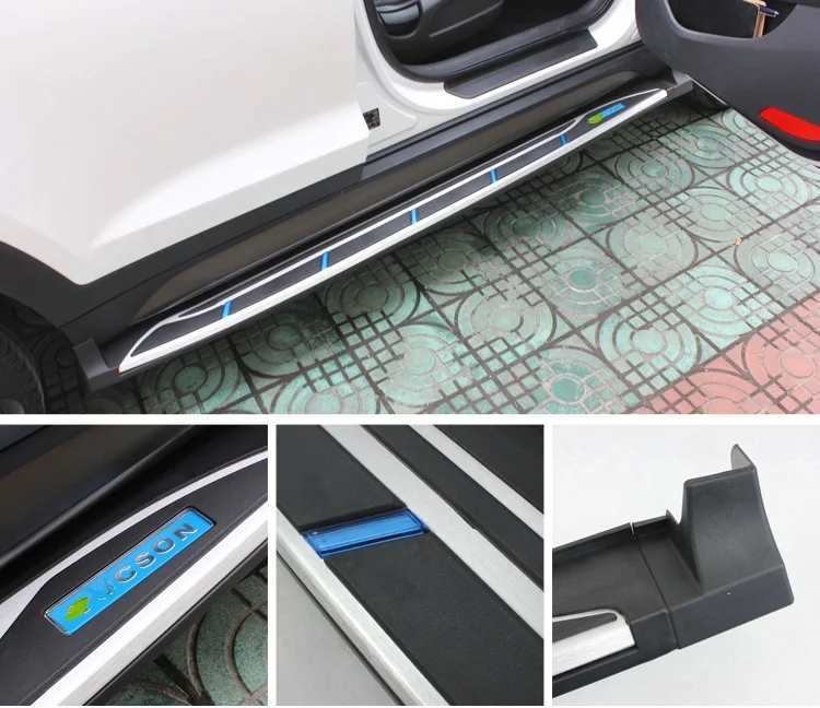 

New style Aluminum fit for HYUNDAI all new TUCSON 2015 2016 2017 2018 side step running board nerf bar good quality