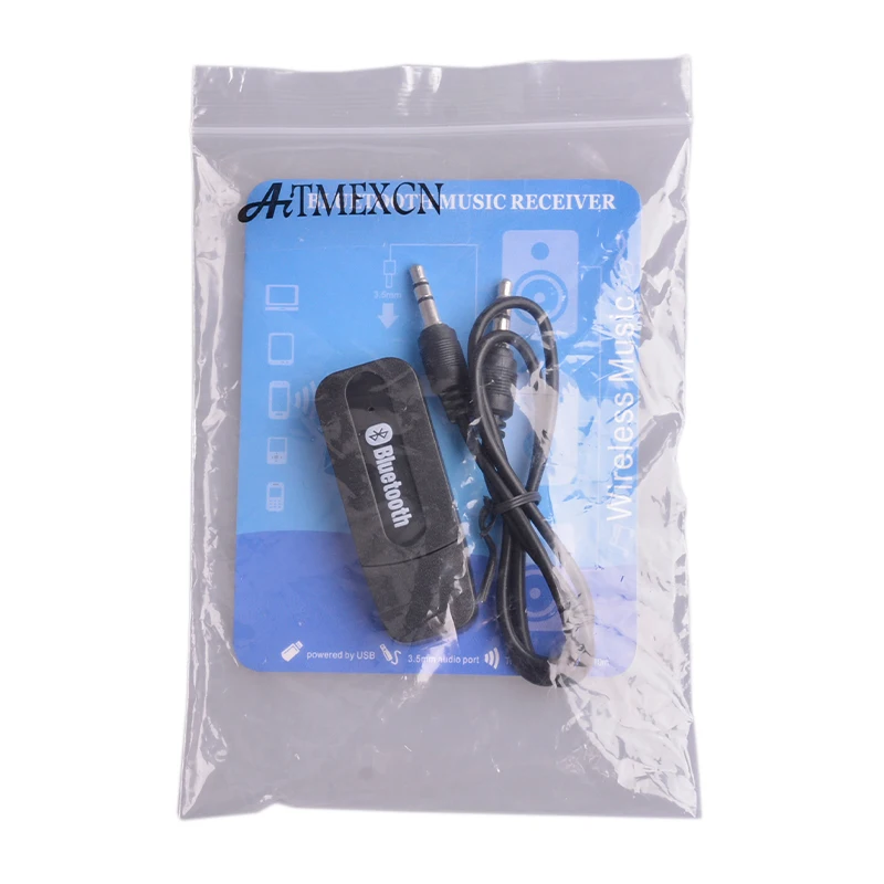 Aitmecnn USB беспроводной Bluetooth музыкальный аудио приемник адаптер 3 5 мм разъем кабель