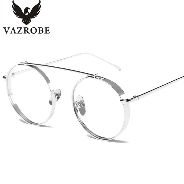 vazrobe clear round glasses