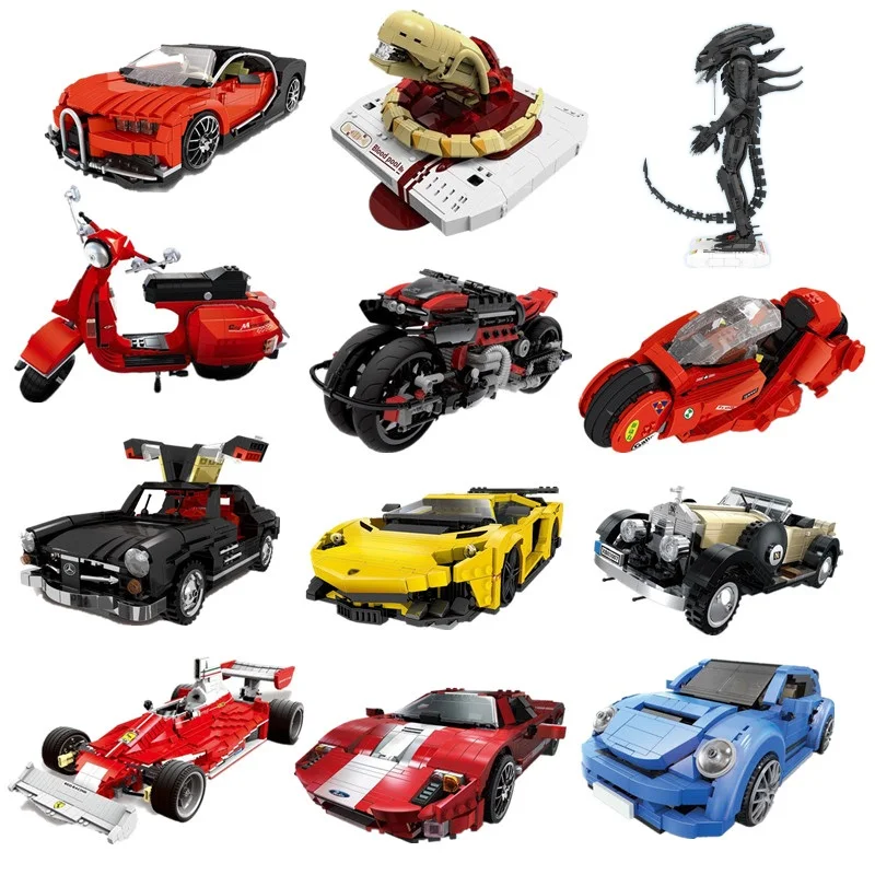 825 шт. XingBao 03010 в блоках креативный набор MOC Technic автомобилей Photpong развивающие