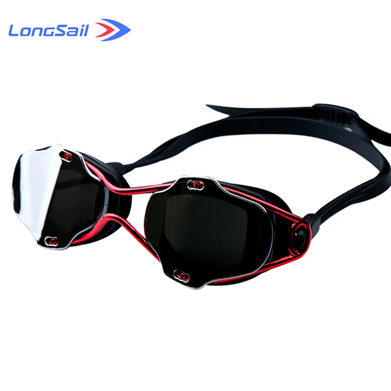 Longsail взрослые мужские и женские противотуманные плавательные очки с УФ защитой