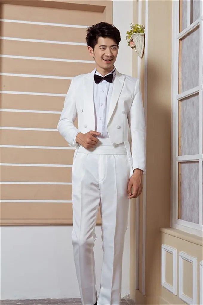2015 cena sarà in bianco e nero da sposa smoking dello sposo tuxedo uomini  wedding frac abiti tuxedo uomo tuxedo abito da sposa|groom tuxedo|wedding  groom tuxedosgrooms suit white - AliExpress