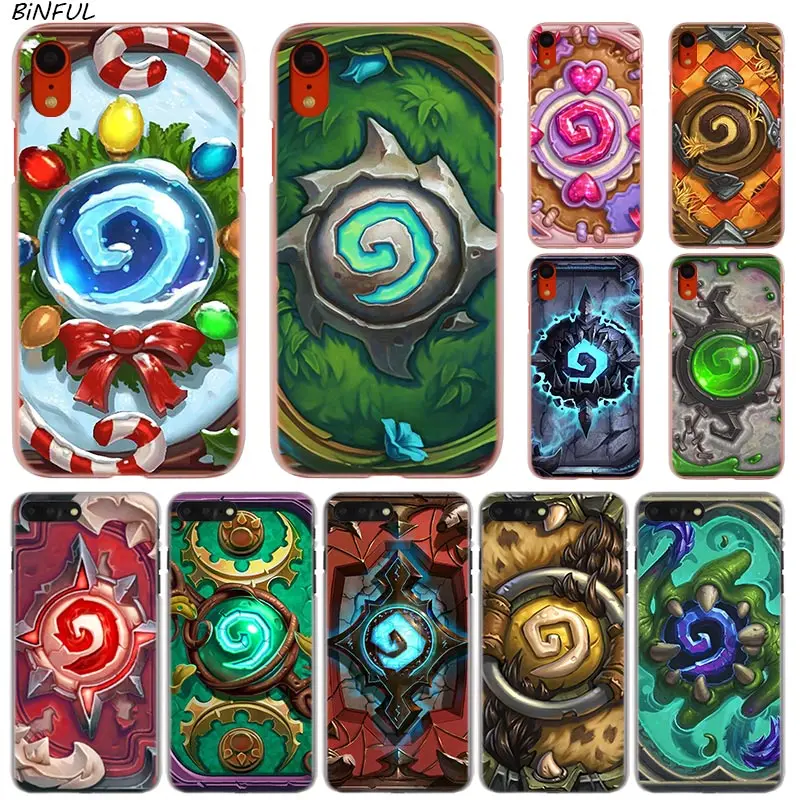 Hearthstone герои of Warcraft Горячая Мода Прозрачный жесткий чехол для телефона с рисунком