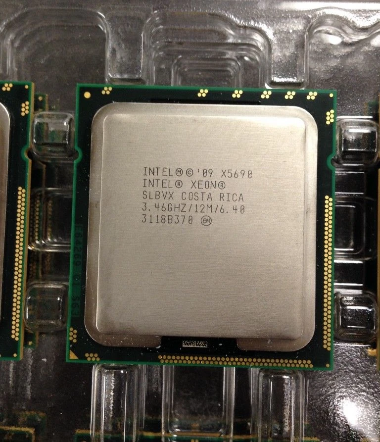 Intel Xeon X5690 Six Core Processor 3.46 GHz 6.4 GT/s 12MB Smart Cache LGA-1366 130W SLBVX 