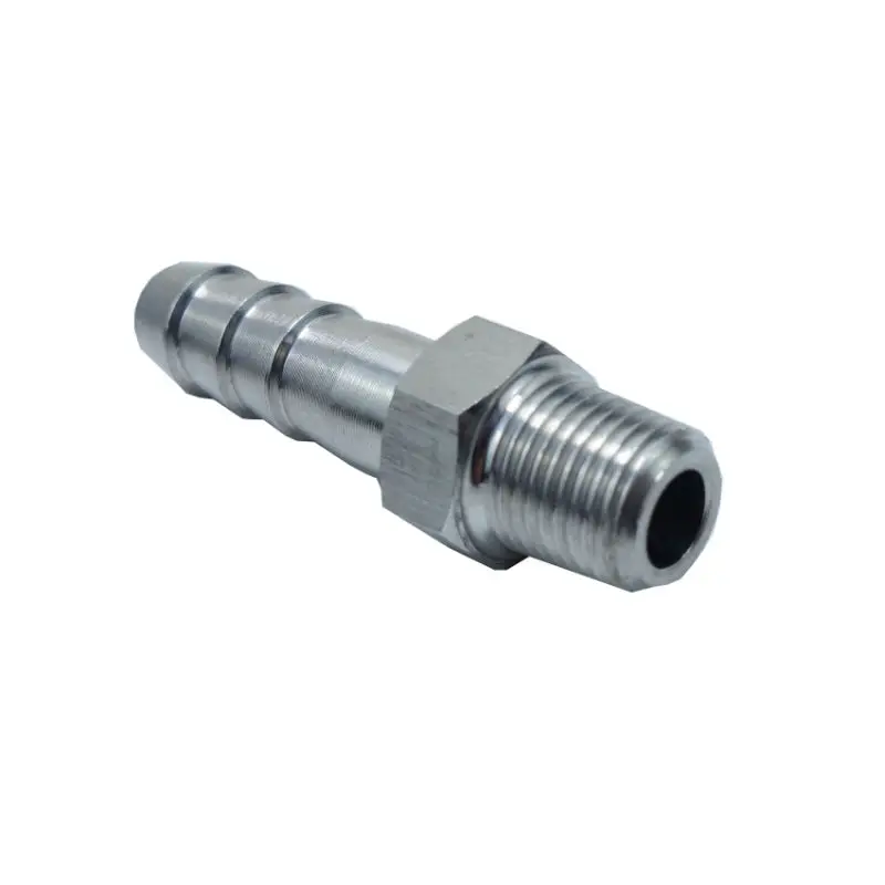 

2Pcs 10 mm ID Hose Barb Tail To 1/8" BSPT male Hose Barb Fitting SS 304 Stainless Steel Barstock