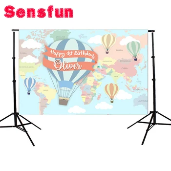 

Sensfun Customize Newborn Hot Balloon Photo Backdrops Studio Photography Background 7x5ft