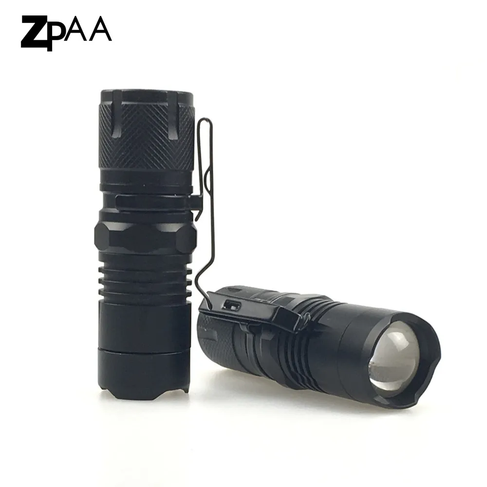 

ZPAA LED Portable LED Flashlight Waterproof Mini Pocket Tactical Torch 4 Modes Super Bright XML T6 L2 LED 14500 Lamp Lanterna