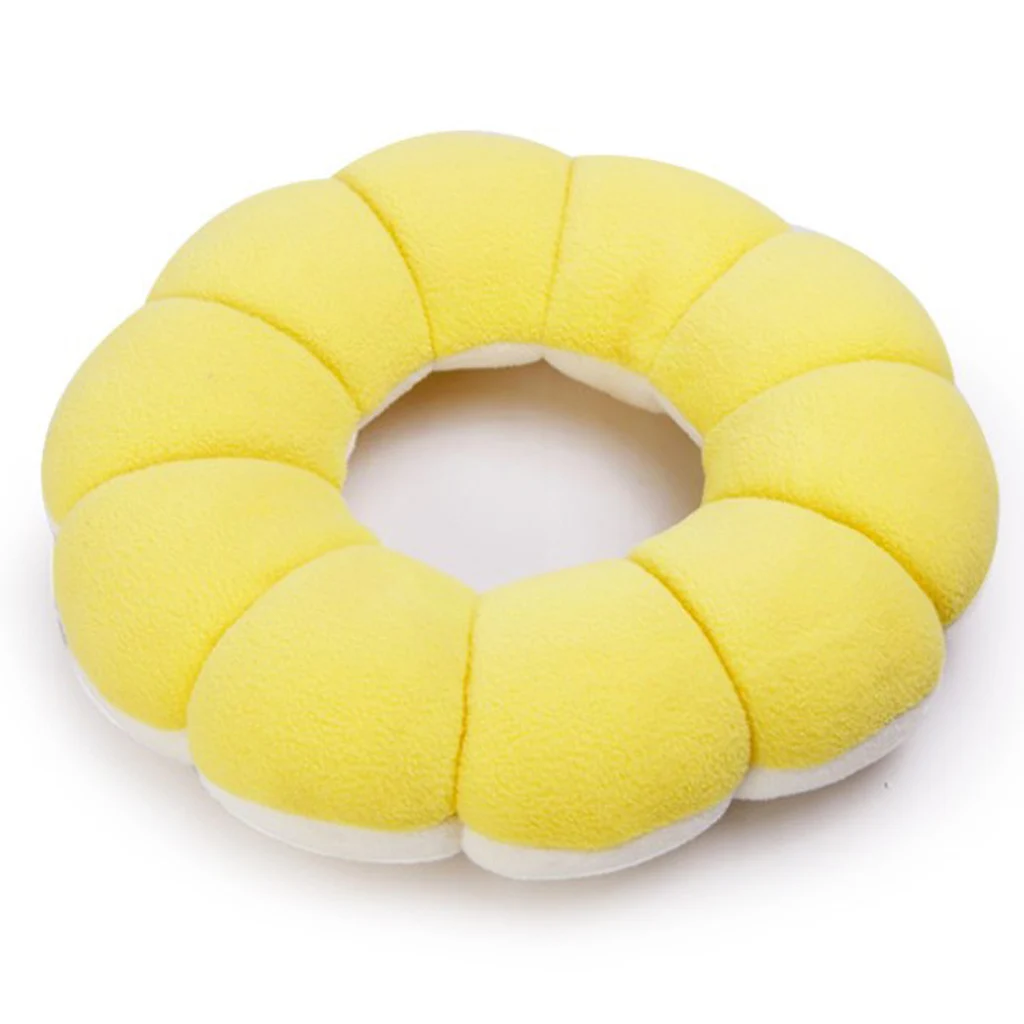 Flower Shaped Donuts Ring Lovely Seat Cushion Waist Cushion Pillow Nap Pillow Car Office Decor