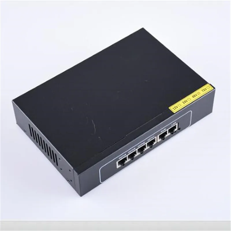 Acima da Ligação Porto Switch 10 - 100 Mbps Interruptor Inteligente Encontrou 2*10 Poort 250 Metro Belde Ingebouwde Voeding 48 v 4 Poe - Imagem 3