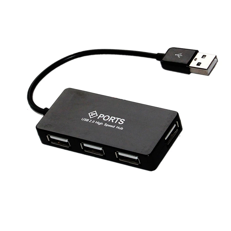 ALLOYSEED High Speed 480 Mbps 4 Ports USB 2.0 HUB Multi Splitter Expansion Hub for PC Laptop Computer Peripherals Accessories