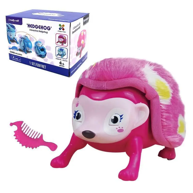 Animais de Estimação Bonitos para Crianças Presentes de Aniversário Ouriço Brinquedos Eletrônicos Interativos Robô Fluência Rir Cambalhota 2 High Quality Brinquedos e hobbies