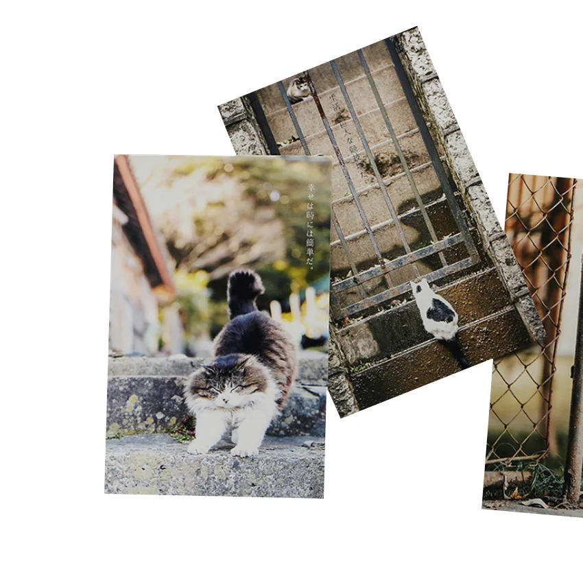 30 шт./упак. теплый небо кошка лес поздравительная открытка мини Lomo Почтовые открытки милый стационарные для подарков