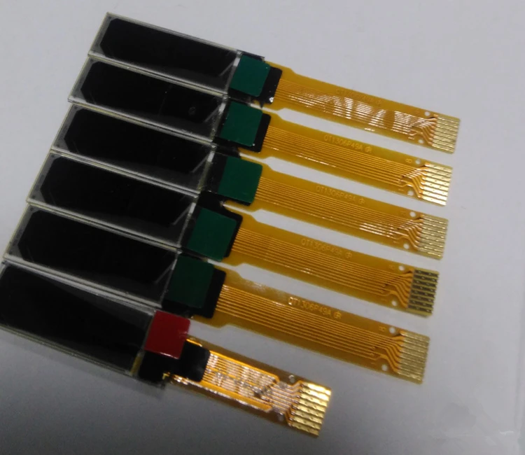 

1pcs 0.69 inch OLED Display with 96x16 Resolution and white backlight 8pins.Interface IIC ssd1306 longer cable.