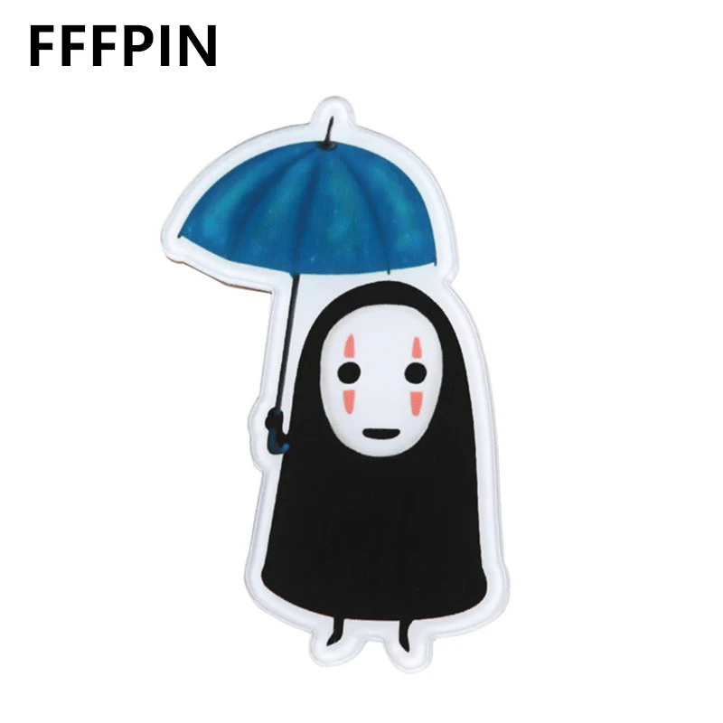 FFFPIN японский аниме мультфильм без лица Мужской значок Миядзаки Хаяо унесенная