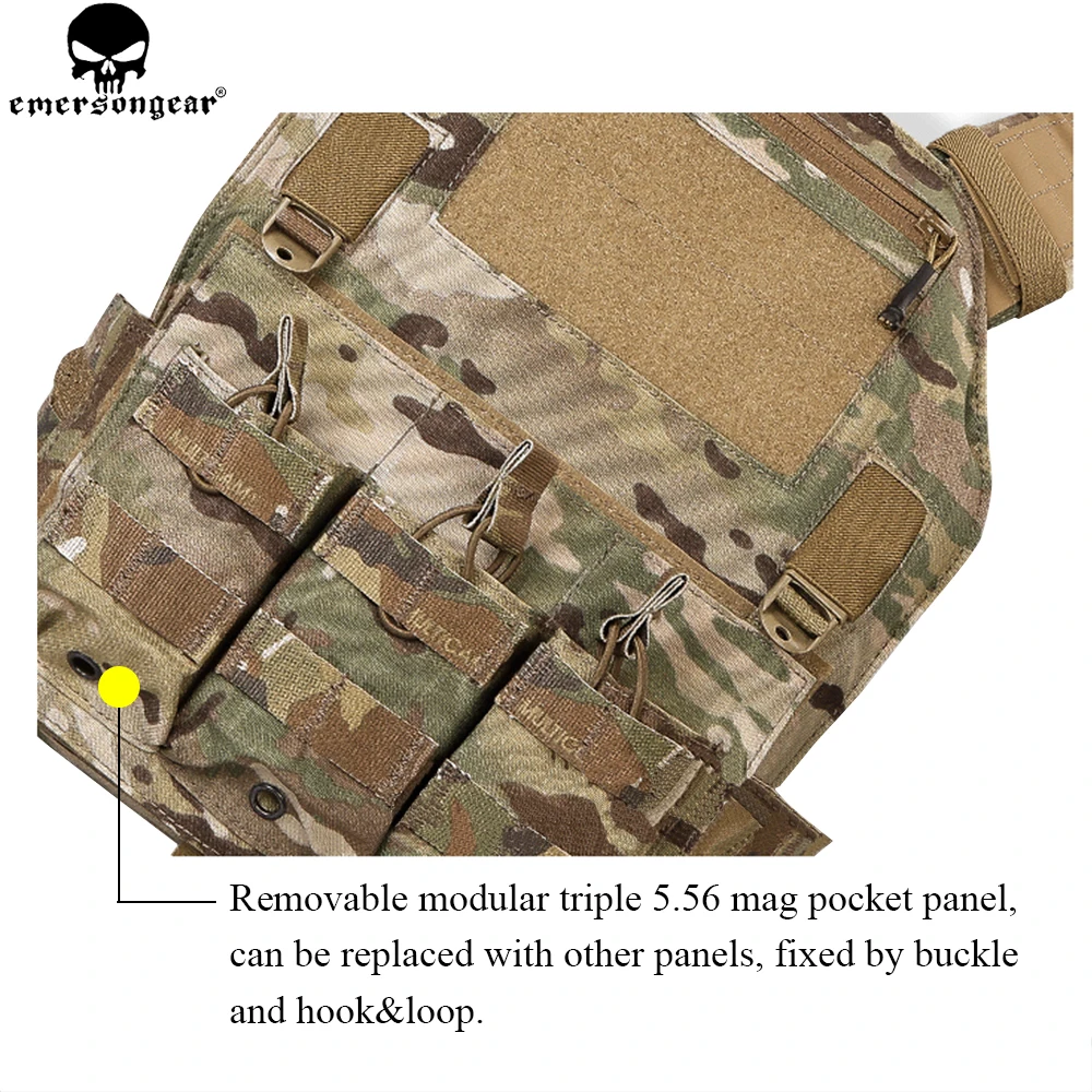  EMERSONGEAR Molle Vest 420 PLate Carrier Hunting Vest Military Paintball Tactical Molle Vest Chest 