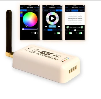 

ZJ-WIFI-370;RGB WIFI LED controller;customized mode;16million colors;group control;music mode;timing