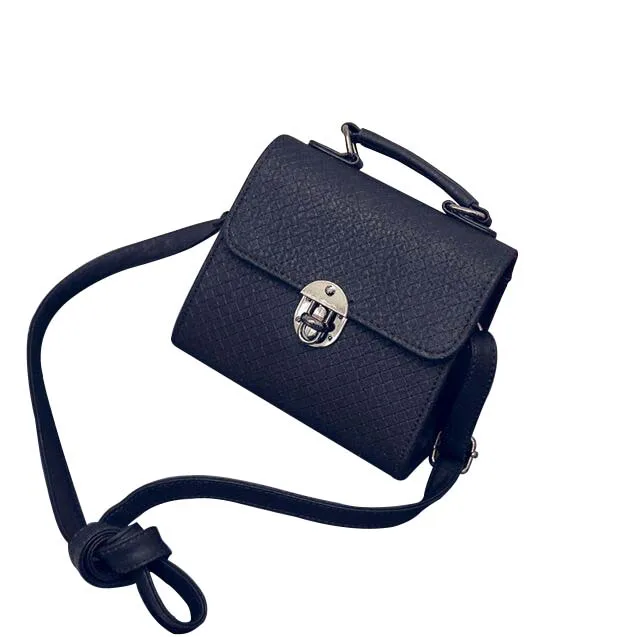 2017 Lady Handbags Leather Shoulder Bags Fashion Female Messenger Bag Tote Crossbody Cover Embossed Small Lock Bolas
