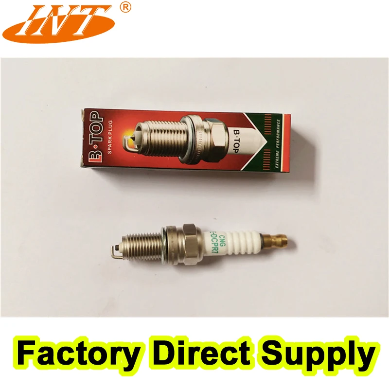 10pcs CNG spark plug CNG E DCPR7 for LPG8 LNG DCPR8E N DCPR8EKC DCPR7E