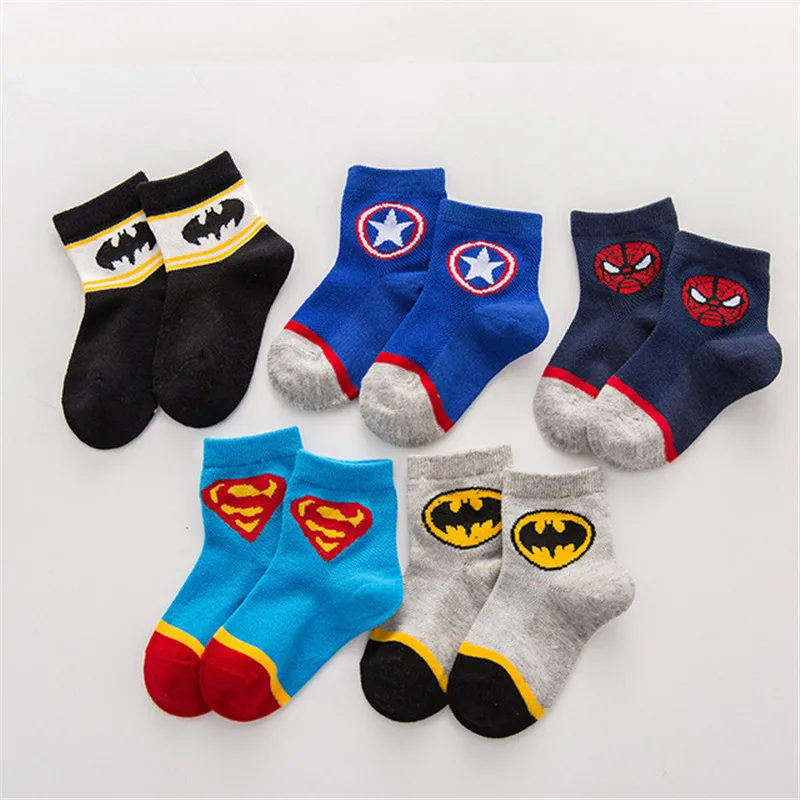 

Fashion Cartoon Cute Short Socks Toddler Baby Boy Harajuku Cute Patterend Ankle Kids Socks 100% Cotton Ankle Anime Socks 5pices