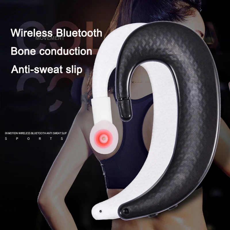 TPrBug Bone Conduction Wireless Bluetooth Earphone Sporting Bluethooth Headset Handfree Headphone for Huawei IphoneX SONY
