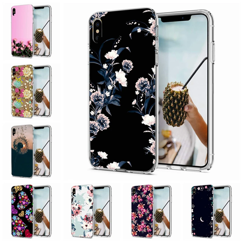 Для iPhone 6 6S 6Plus 7 7Plus чехол мягкий TPU силиконовый Одуванчик цветок для 8 Plus X XS XR Max B122 |