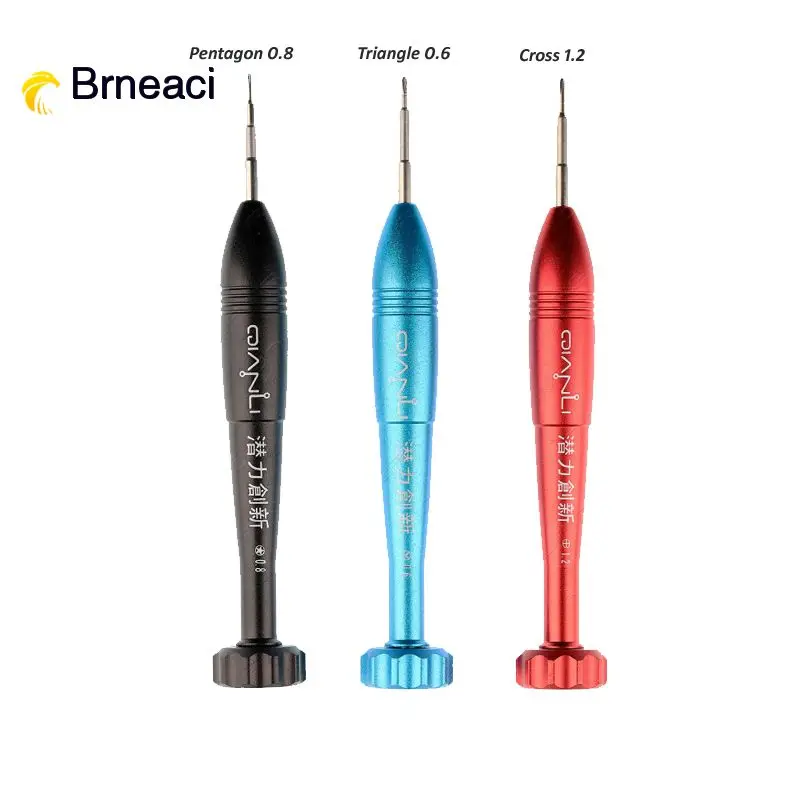 Brneaci Tri-Point Pentagon 0.8 Triangle 0.6(Y0.6)Cross 1.2 Screwdriver Chrome Vanadium Steel Head for iphone |