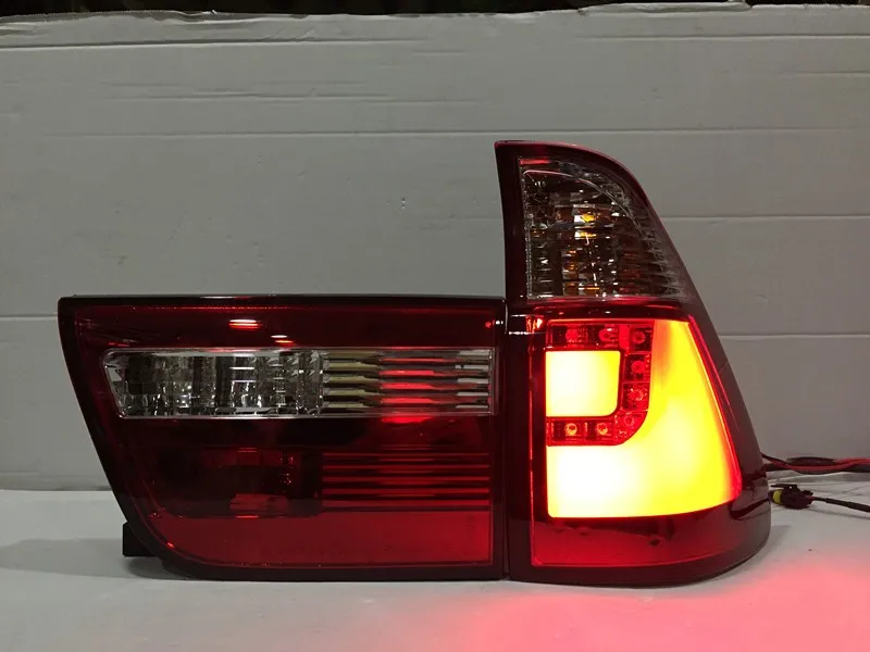 VLAND производитель для автомобиля задние светодиодные светильник для BMW X5 светодиодный фонарь светильник 2000 2001 2002 2003 Для BMW X5 задний фонарь с DRL+ Реверс+ тормоз