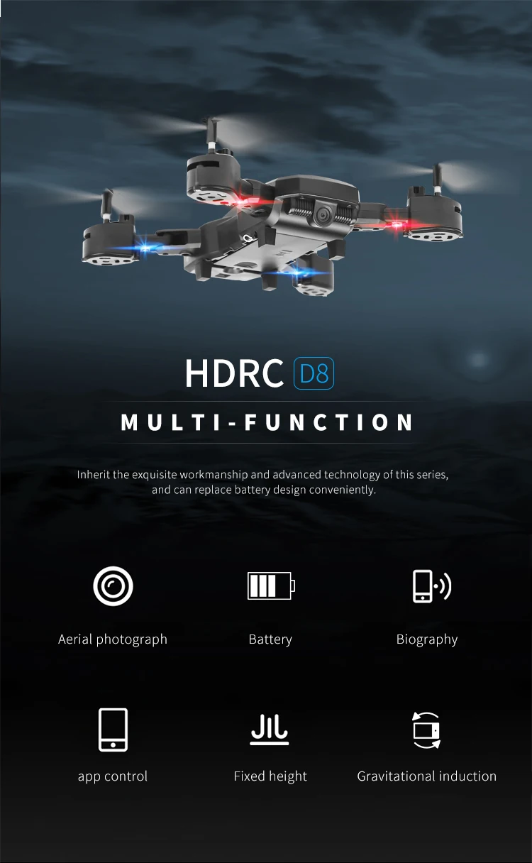 hdrc drone d8