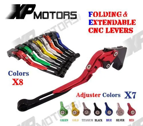 

CNC Folding& Extending Brake Clutch Lever For BMW R1200R 06-14 R1200S 06-08 R1200ST 05-08 R1200GS 04-12 R1200 RT/SE 10-13