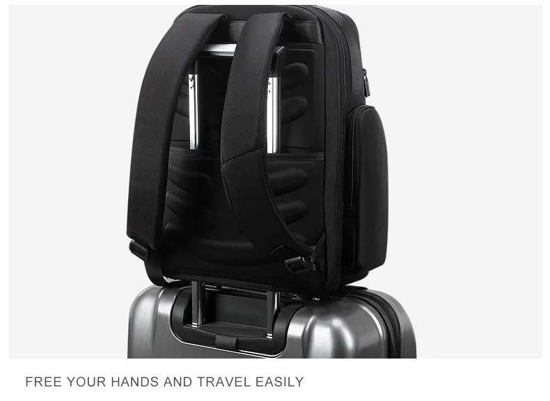 BOPAI, новинка, сумка для ноутбука, мужская, многофункциональная, бизнес стиль, рюкзак для путешествий, мужской, 90 градусов, свободный, открытый, 15,6 дюймов, рюкзак для компьютера