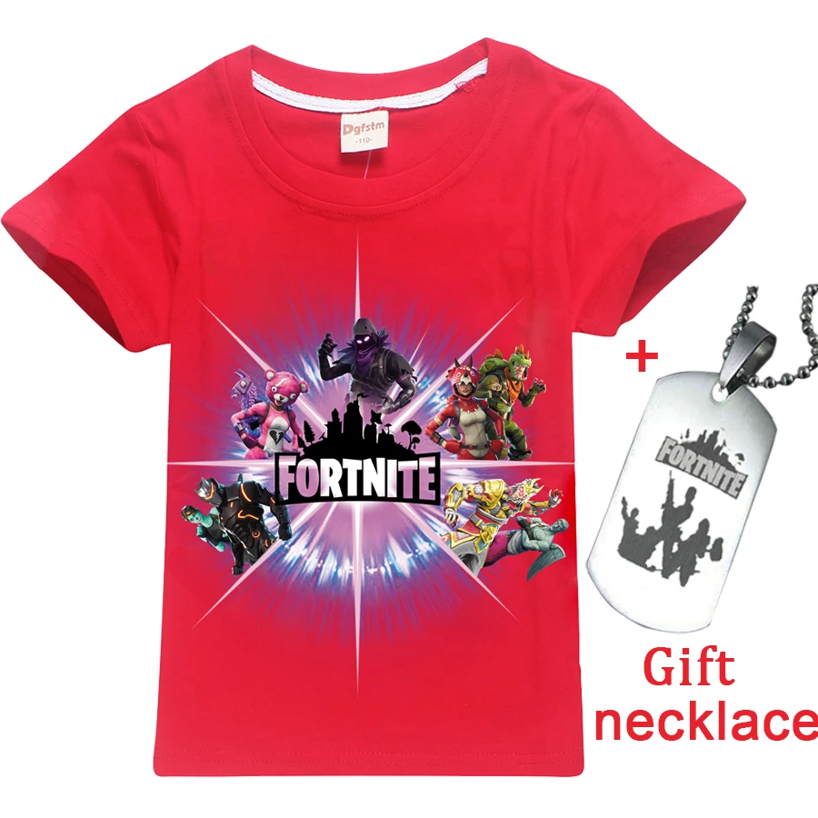 Fornite игровой рубашки детская футболка fnaf/Детские большой одежда для мальчика с