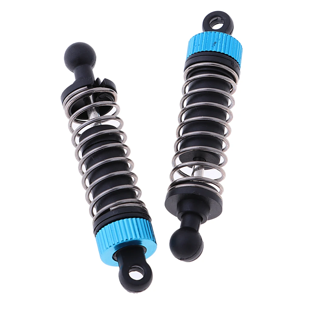 

2pcs 1/18 RC Car Parts Front Shock Absorber for Wltoys A929-B A969-B A979-B Blue