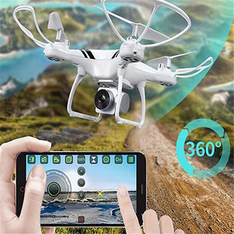 WiFi FPV широкоугольная камера селфи 3D флипс Квадрокоптер FPV HD регулируемая камера высота один ключ возврат/посадка/выкл Безголовый Q